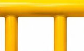 Detalhe da grade: barras verticais